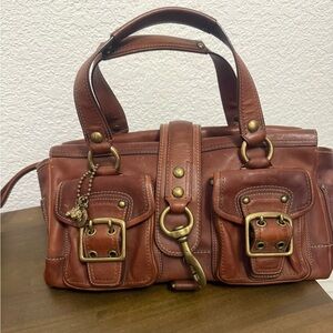 COACH 65th Anniversary Legacy Collection limited edition.Whiskey brown leather .